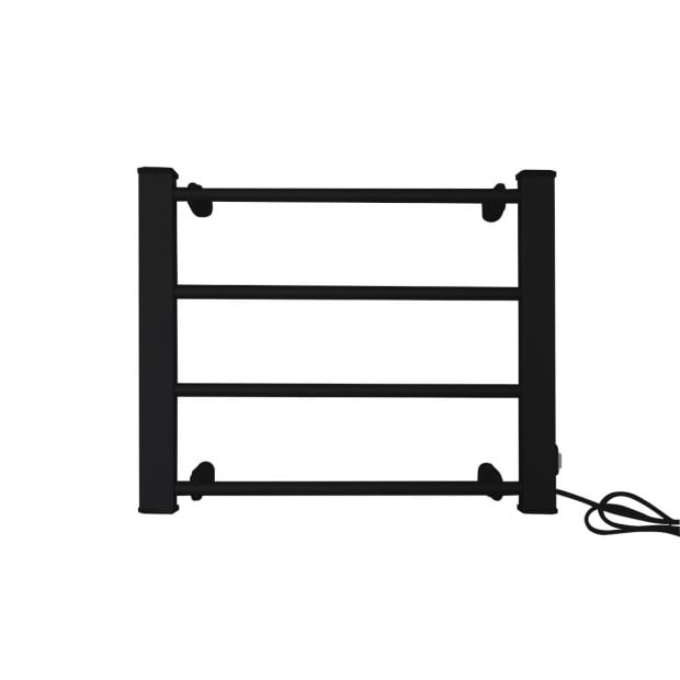 Pronti Heated Electric Towel Bathroom Rack 60W - Black Image 4