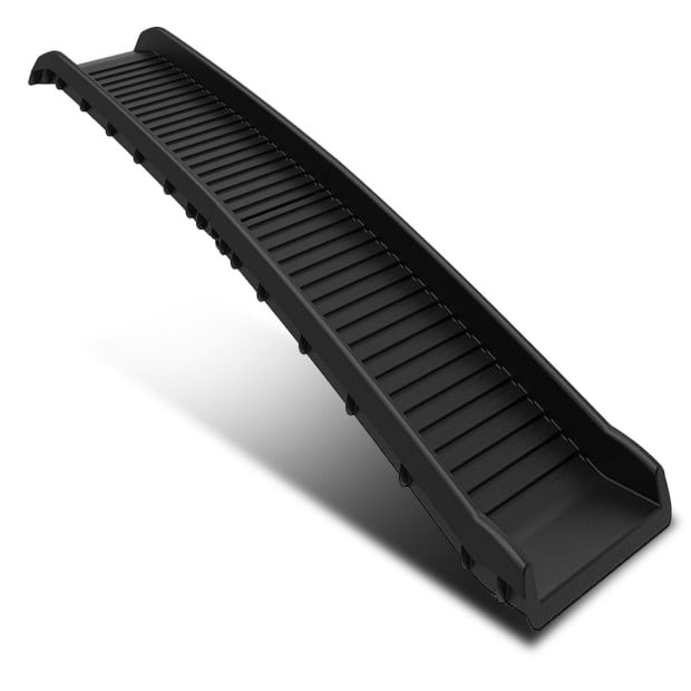 Furtastic Foldable Car Dog Ramp Vehicle Ladder Step Stairs - Black Image 2
