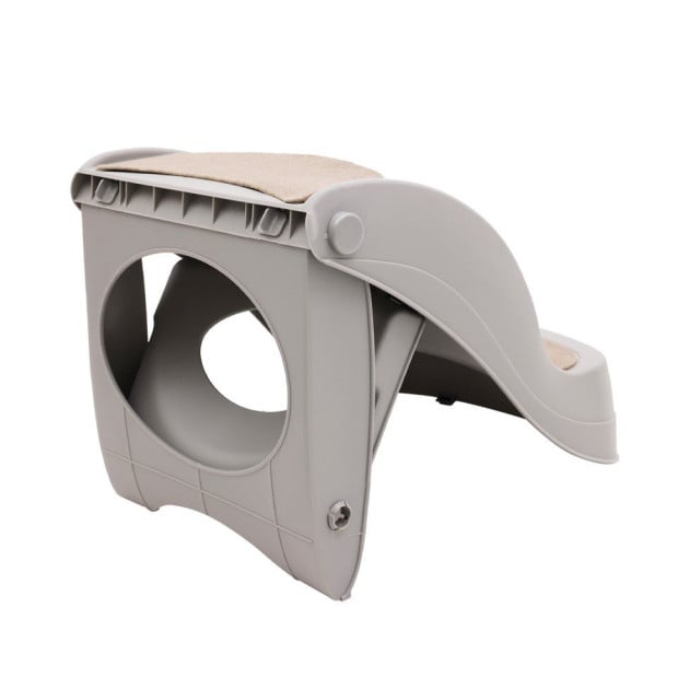 Furtastic 38cm Foldable Pet Stairs Ramp - Grey Image 3