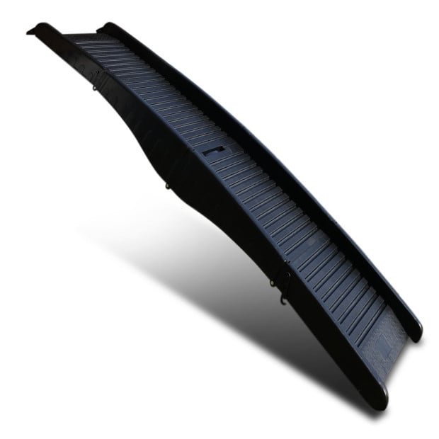 Plastic folding store dog ramp