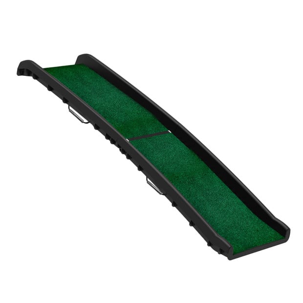 Furtastic Foldable Plastic Dog Ramp with Synthetic Grass Image 9