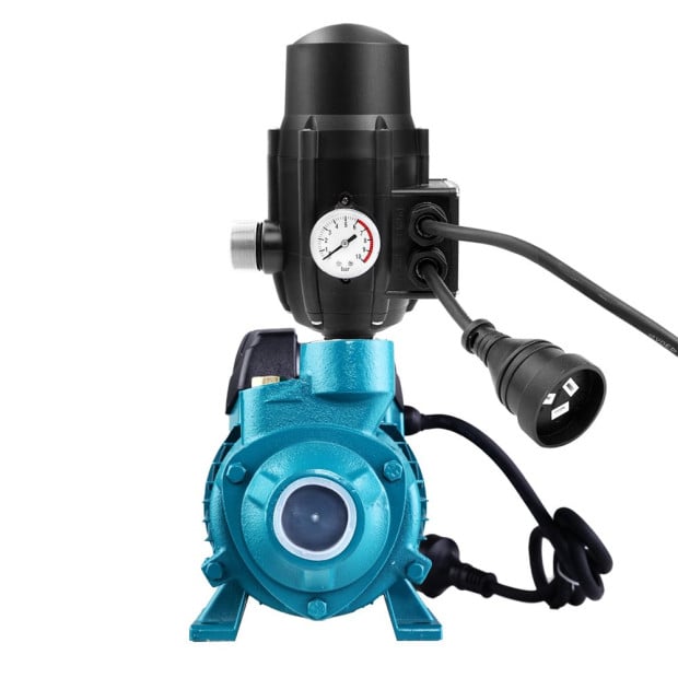 Auto Peripheral Water Pump Clean Electric Garden Rain Tank QB60 Black Image 3