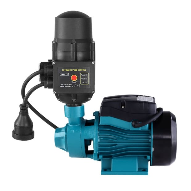 Auto Peripheral Water Pump Clean Electric Garden Rain Tank QB60 Black Image 4