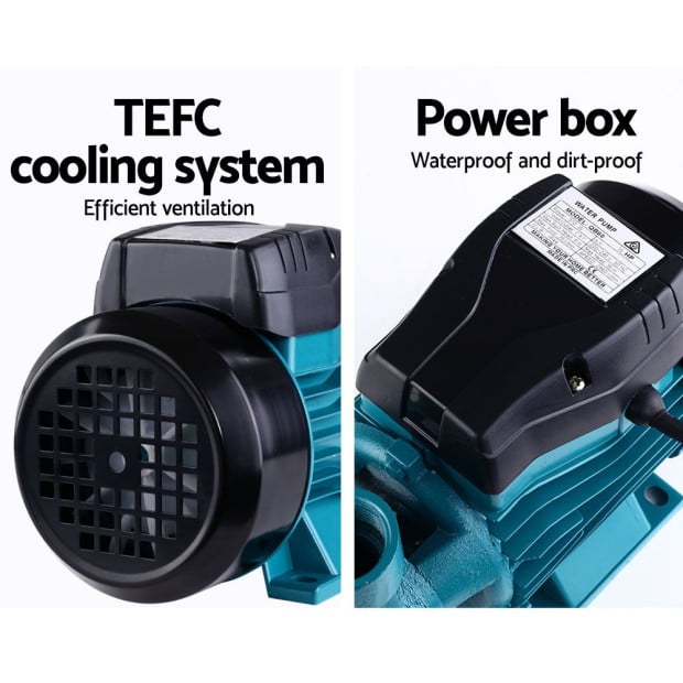 Auto Peripheral Water Pump Clean Electric Garden Rain Tank QB60 Black Image 5