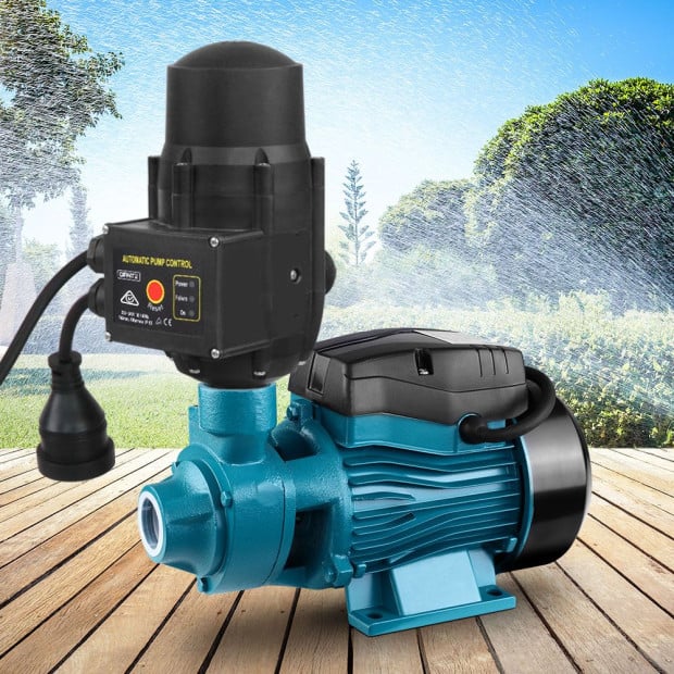 Auto Peripheral Water Pump Clean Electric Garden Rain Tank QB60 Black Image 8