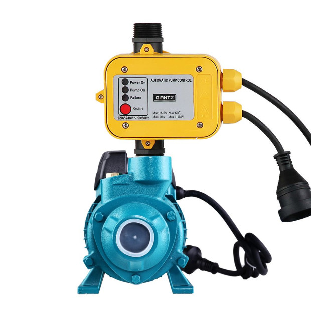 Auto Peripheral Water Pump Clean Electric Garden Rain Tank QB60 Yellow Image 3