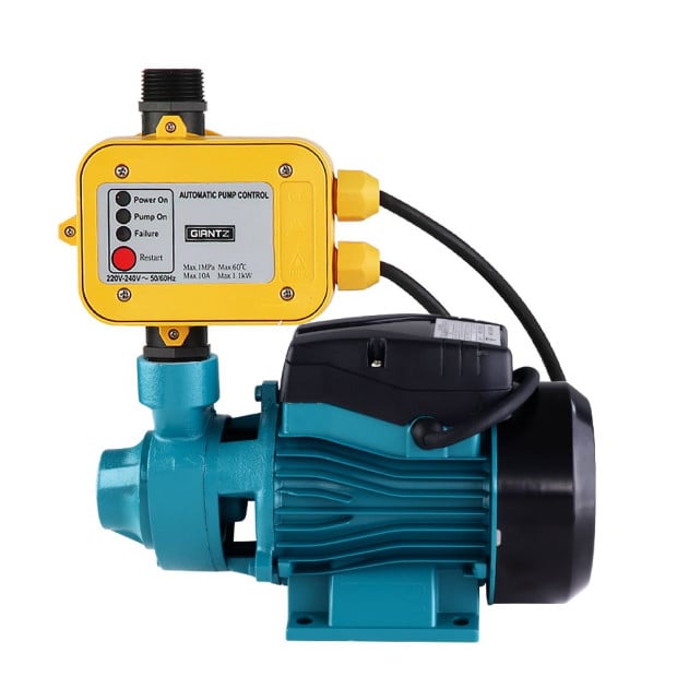 Auto Peripheral Water Pump Clean Electric Garden Rain Tank QB60 Yellow Image 4
