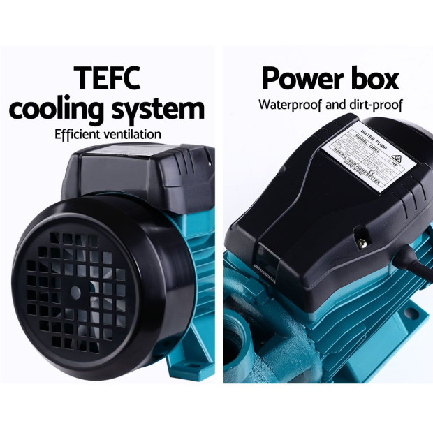 Auto Peripheral Water Pump Clean Electric Garden Rain Tank QB60 Yellow Image 5