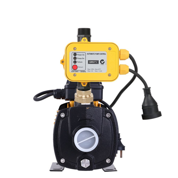 Multi Stage Water Pump Pressure Rain Tank Irrigation 2000W Yellow Image 3