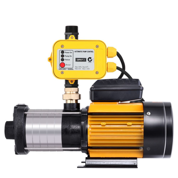 Multi Stage Water Pump Pressure Rain Tank Garden Irrigation 2500W Image 4