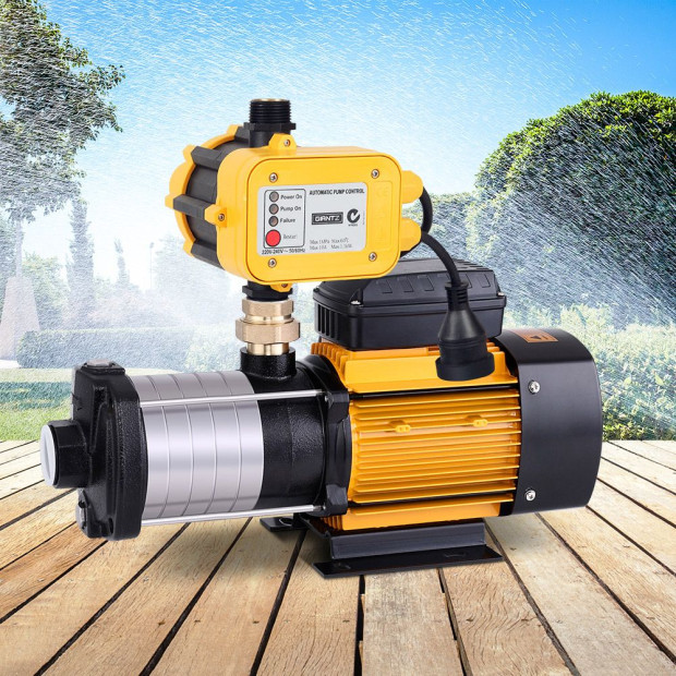 Multi Stage Water Pump Pressure Rain Tank Garden Irrigation 2500W Image 8