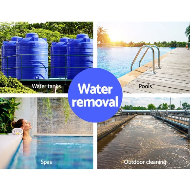 550W Water Pump Dirty Submersible Sump Swim Pool Flooding Pond Clean Image 5