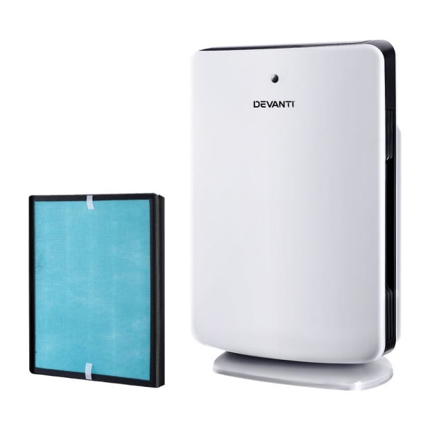 Air Purifier Freshener Carbon Hepa Filter Home Office Odour Cleaner