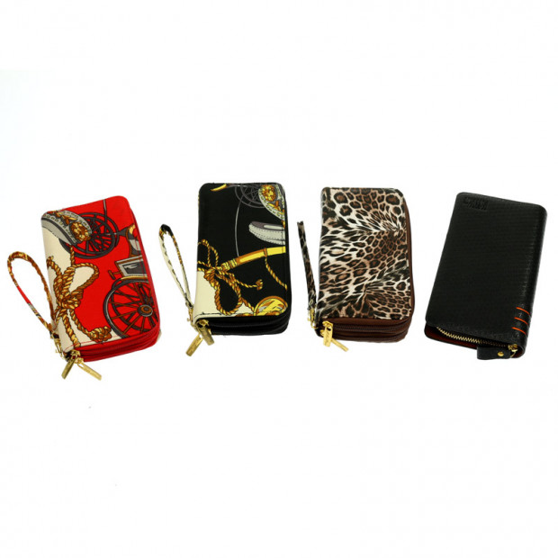 Zip around wallet purse