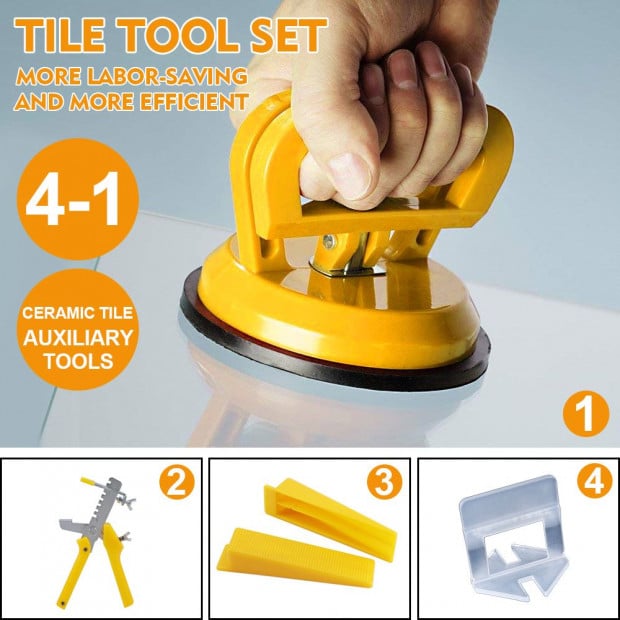 2000x 3MM Tile Leveling Clips Levelling Spacer Tiling Tool Floor Image 2