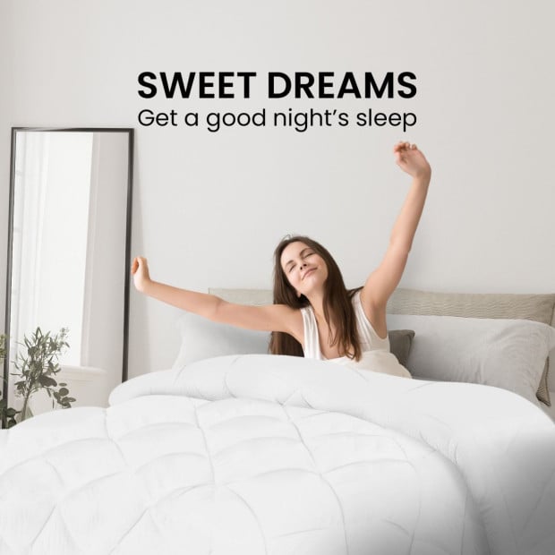 Laura Hill 400GSM Microfibre Bamboo Quilt Comforter Doona Image 7