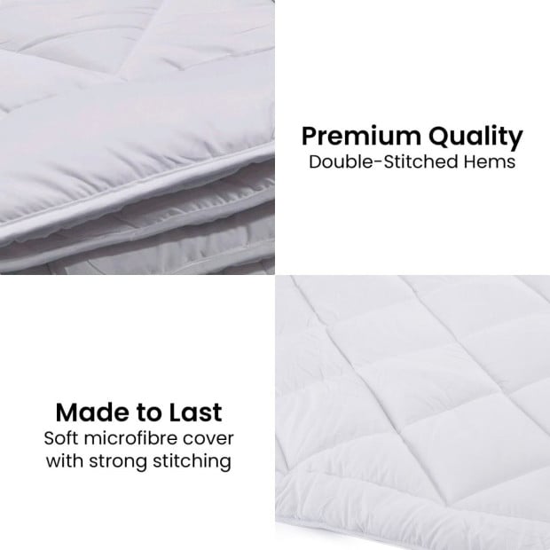 Laura Hill 500GSM Microfibre Bamboo Quilt Comforter Doona Image 10