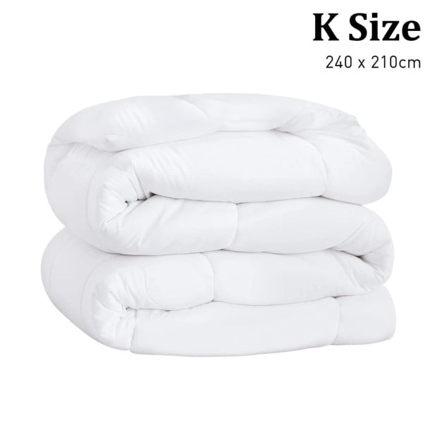 Laura Hill 700GSM Duck Down Feather Quilt Duvet Doona Image 11