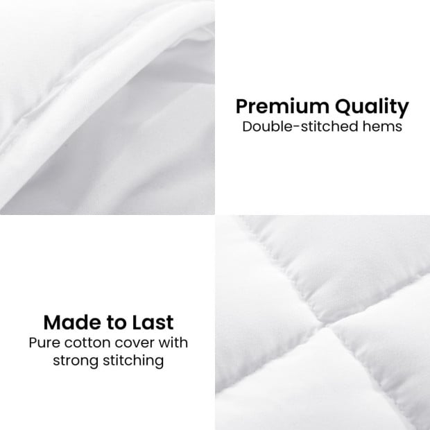 Laura Hill 800GSM Goose Down Feather Comforter Doona Image 7