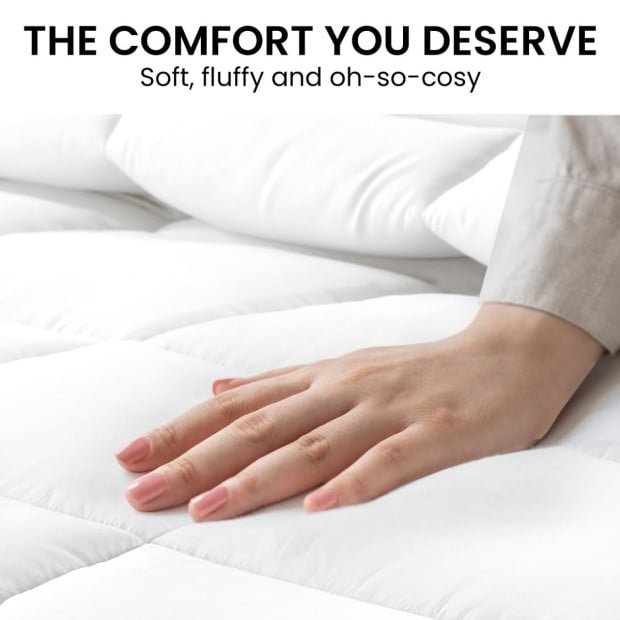 Laura Hill 800GSM Goose Down Feather Comforter Doona Image 4