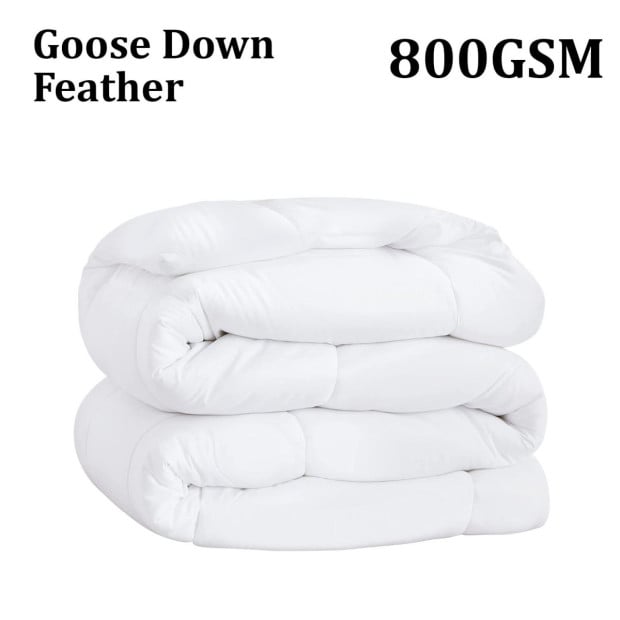 Laura Hill 800GSM Goose Down Feather Comforter Doona Image 11