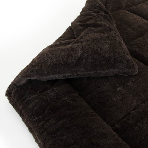 Laura Hill 500GSM Faux Mink Quilt Comforter Doona Image 4
