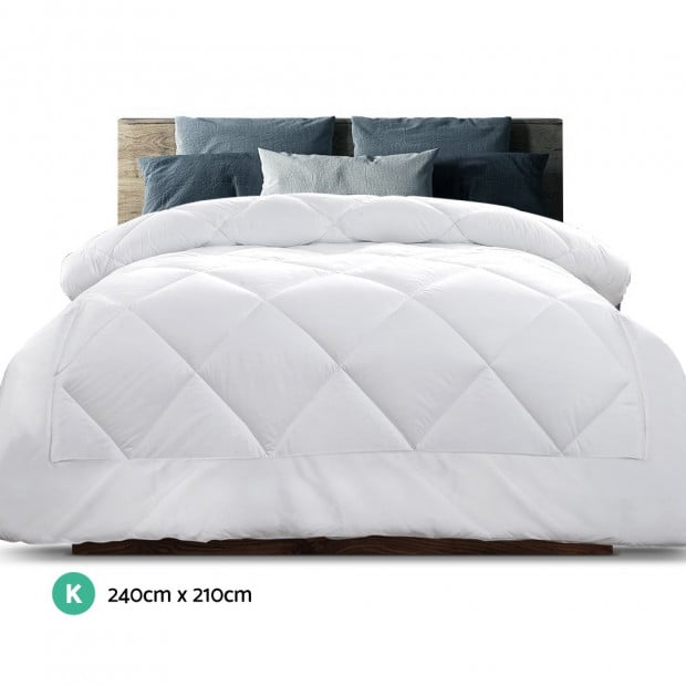 Bedding Bamboo Microfiber Microfibre Quilt Duvet Cover Doona Winter King Image 2