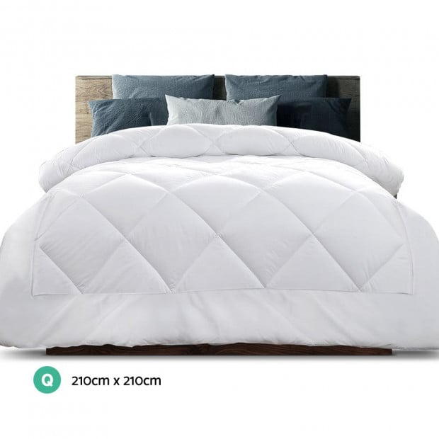 Bedding Microfiber Microfibre Bamboo Quilt Winter Duvet Doona Queen Image 2