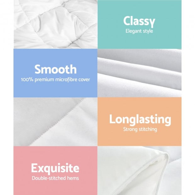 Bedding Microfiber Microfibre Bamboo Quilt Winter Duvet Doona Queen Image 6
