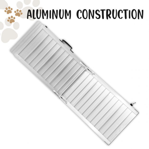 Aluminium Foldable Dog Ramp 183x38cm Image 11