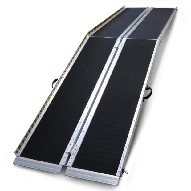Kartrite Folding Aluminium Wheelchair Ramp 10FT Portable Mobility Access Ramp Image 5