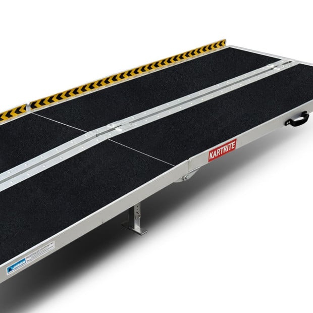 Kartrite Folding Aluminium Wheelchair Ramp 10FT Portable Mobility Access Ramp Image 7
