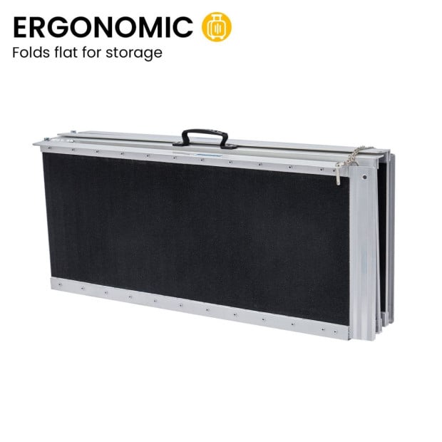 Kartrite Folding Aluminium Wheelchair Ramp 4FT Portable Mobility Access Ramp Image 7