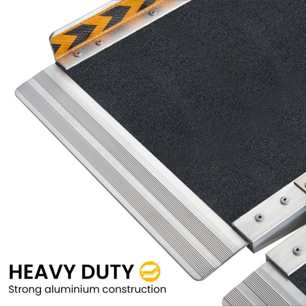 Kartrite Folding Aluminium Wheelchair Ramp 4FT Portable Mobility Access Ramp Image 9