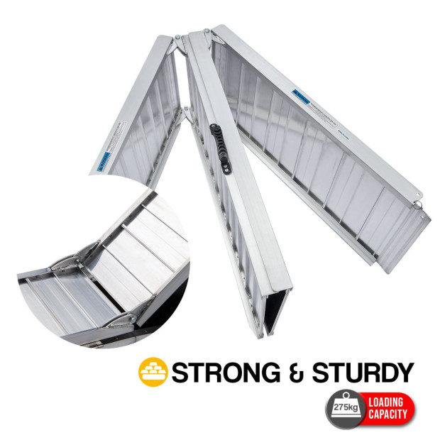 Aluminium Portable Wheelchair Ramp HighGrip R03 5ft