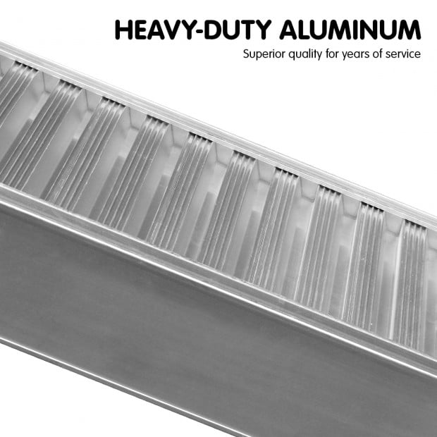 Aluminium Trailer Ramps - 250cm x 30cm Image 3