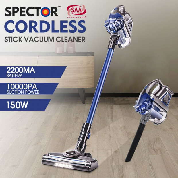 Spector 150W Handheld Vacuum Cleaner Cordless Stick Vac Bagless Image 3