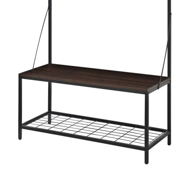 Sarantino 4in1 Hall Tree Entryway Coat Rack