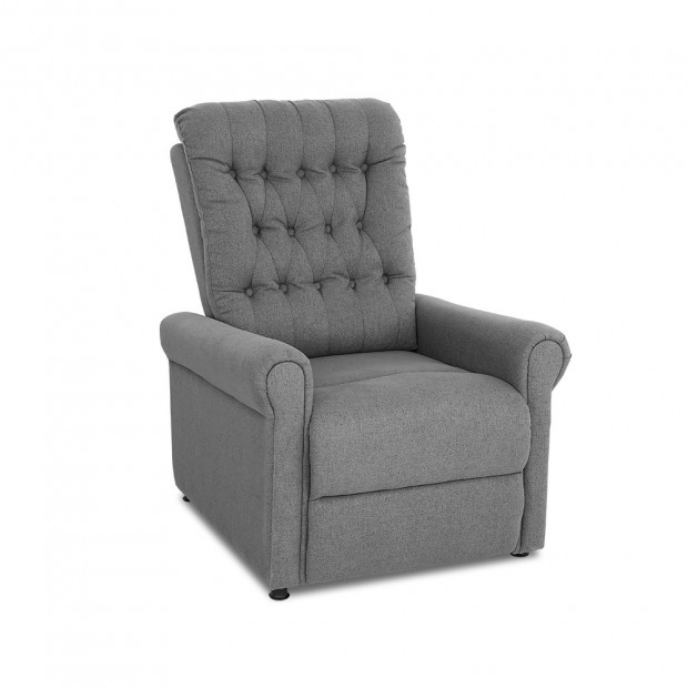 Massage Recliner Chair Electric Armchair 8 Point Heated Grey
