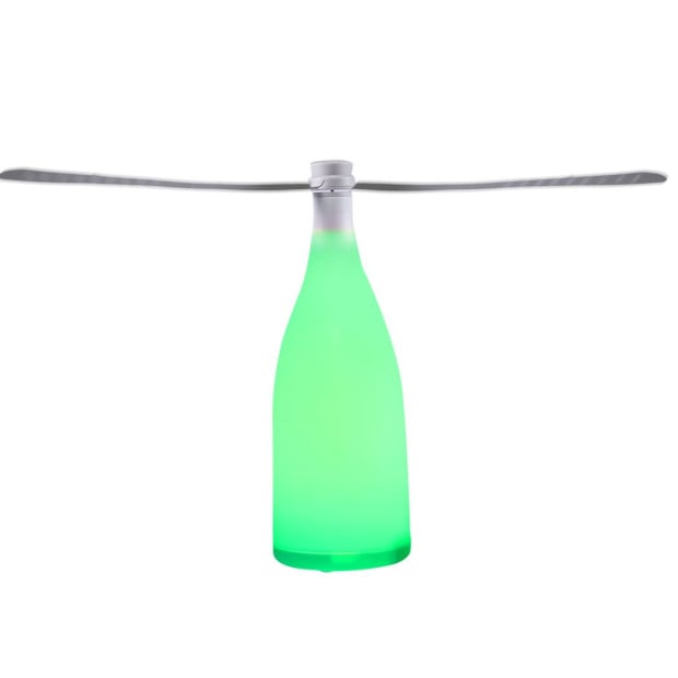 LED Repellent Fly Fan Indoor Outdoor Chemical Safe Trap Green Image 2