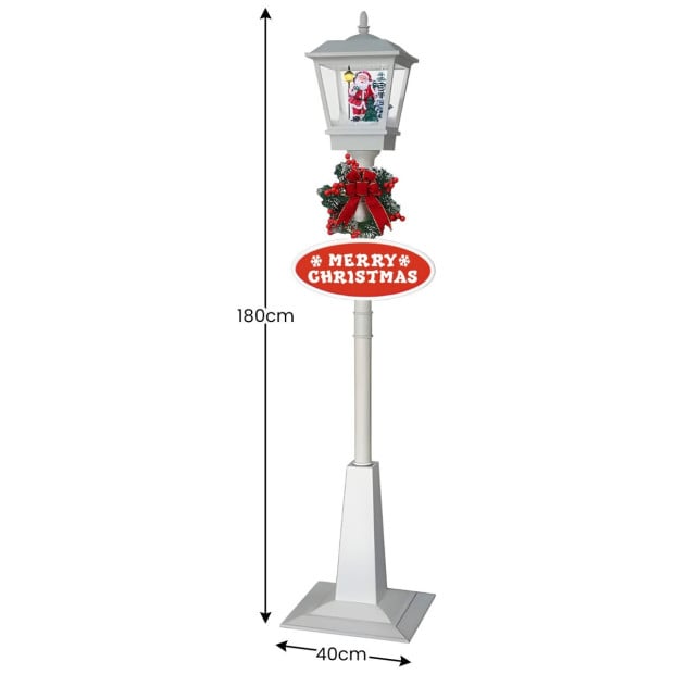 Christabelle 1.8m Christmas Lamp Post Outdoor Display Decoration LED Lights Front Yard Lawn Statue Ornament Image 3