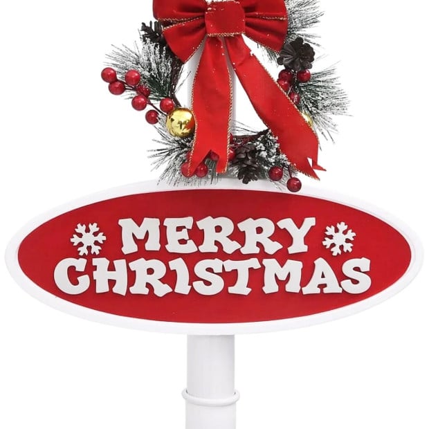 Christabelle 1.8m Christmas Lamp Post Outdoor Display Decoration LED Lights Front Yard Lawn Statue Ornament Image 7