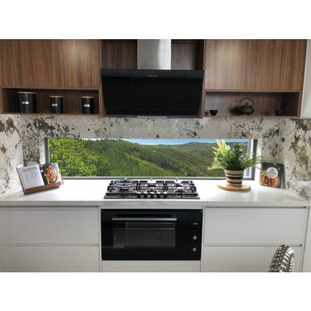 Kleenmaid Canopy Rangehood Vertical Black 90cm RHGV90 Image 2