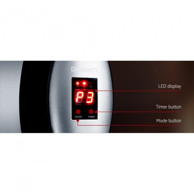Patio Heater Radiant Strip Indoor Outdoor Heaters Remote Control 1500W Image 5