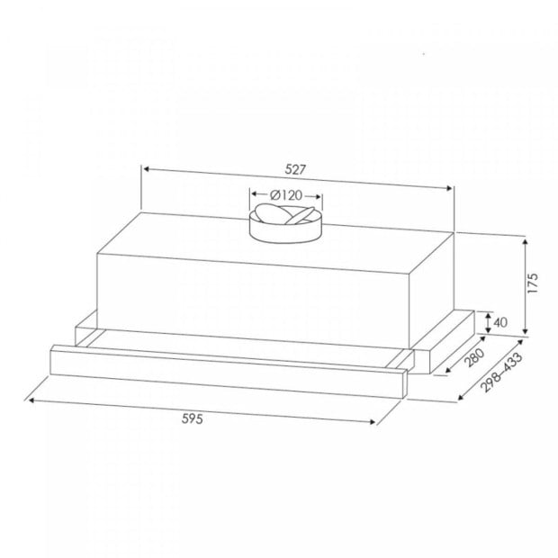 Kleenmaid Slide Out Rangehood 60cm RHSOR61 Image 4