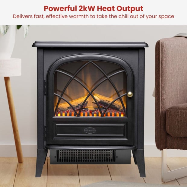 Dimplex Ritz Optiflame Electric Fire Stove - 2kW Image 7