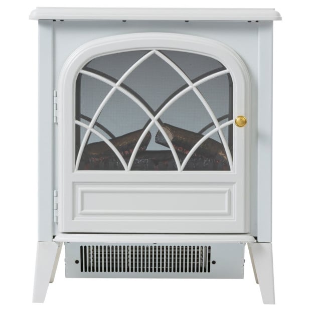 Dimplex 2kW Ritz White Optiflame Portable Electric Fire Stove Image 5