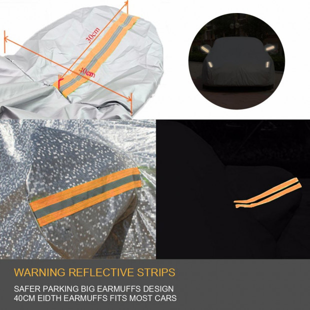 Waterproof Large Car Covers Rain Sun Dust UV Proof Protection YXL Image 4