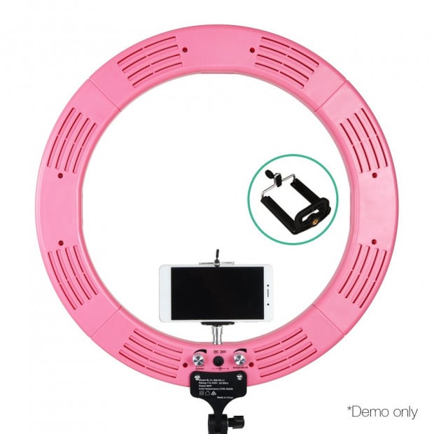 19 Inch LED Ring Light - Pink Image 4