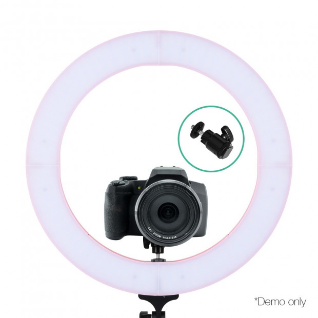 19 Inch LED Ring Light - Pink Image 4